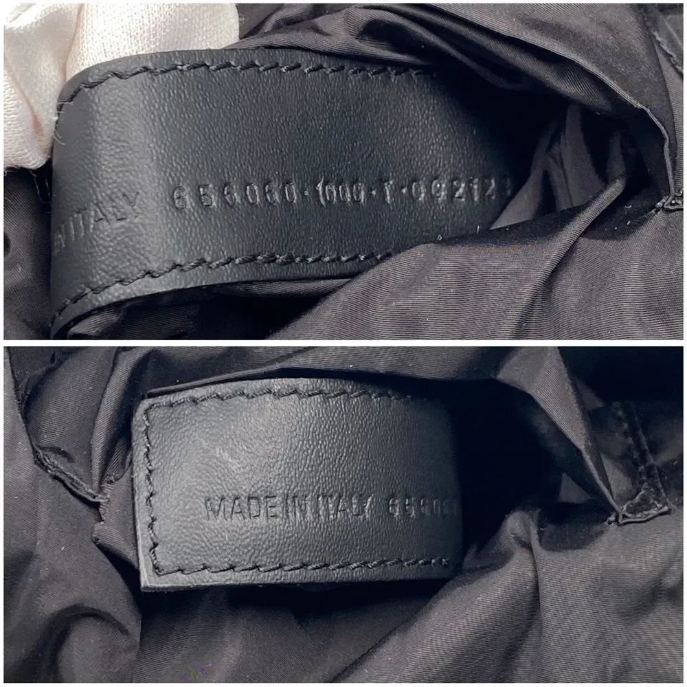 Balenciaga Black Nylon Mini Backpack Bag